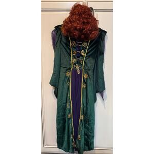 Disney Winifred Sanderson Hocus Pocus Halloween costume Tween MEDIUM with wig